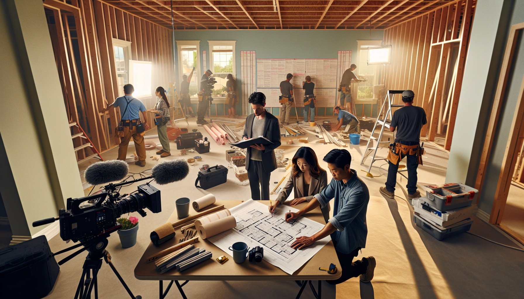 Coordinating Crews, Cameras, and Construction