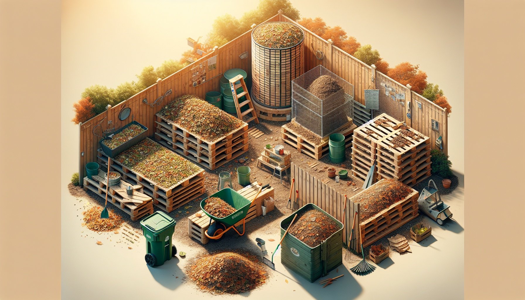 Simple Leaf Composting Methods for Homes and Job Sites