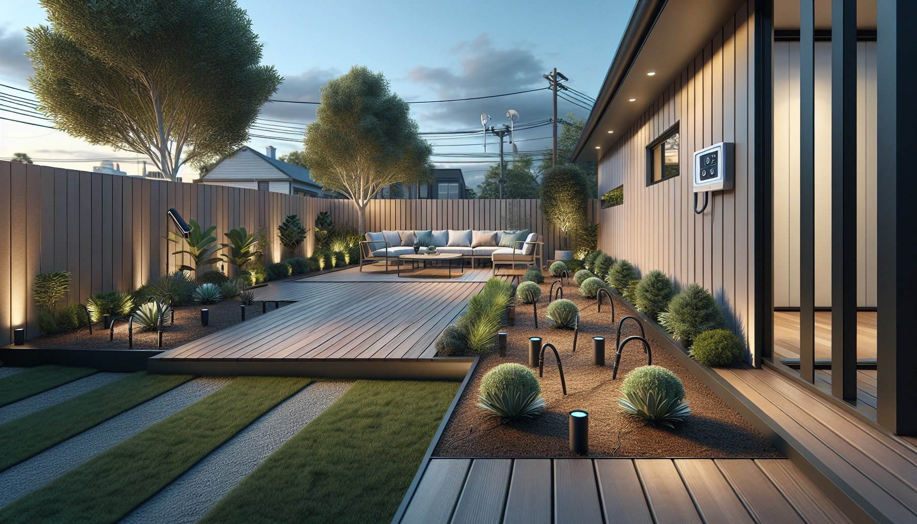 Smart Materials and Systems for Easy Landscape Upkeep