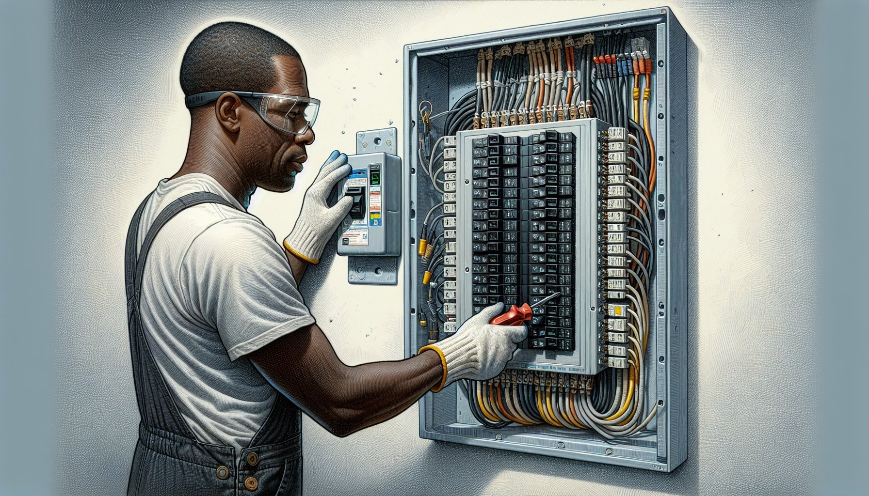 Step-by-Step Installation Near the Main Electrical Panel