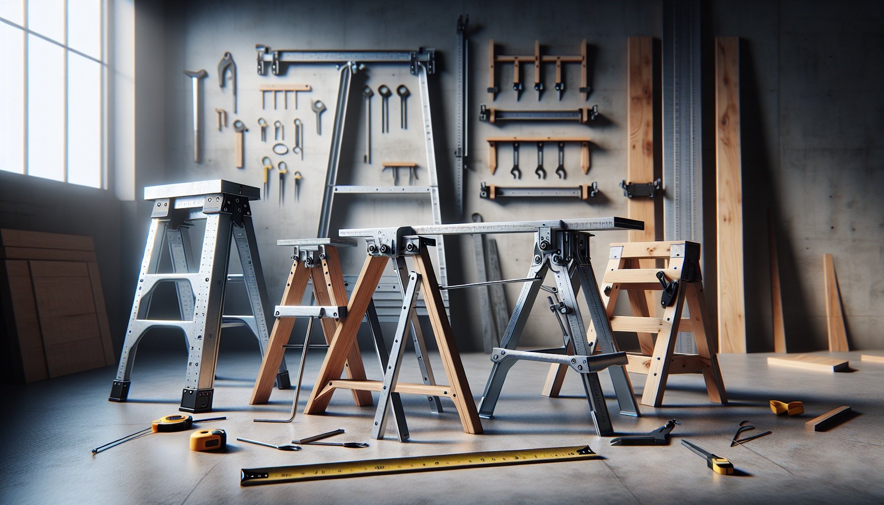 Key Sawhorse Types for Workshop Versatility